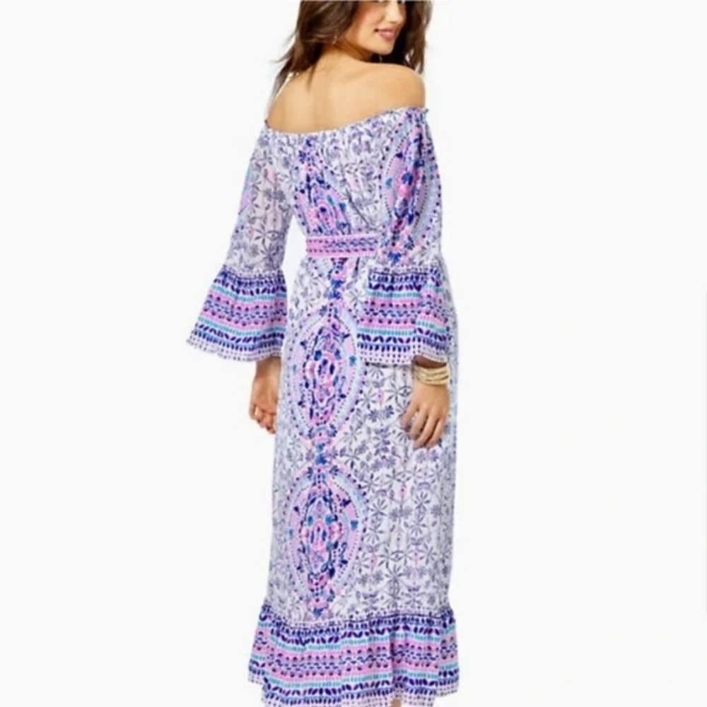 LILLY PULITZER ABIGALE MIDI DRESS - Picture 4 of 9
